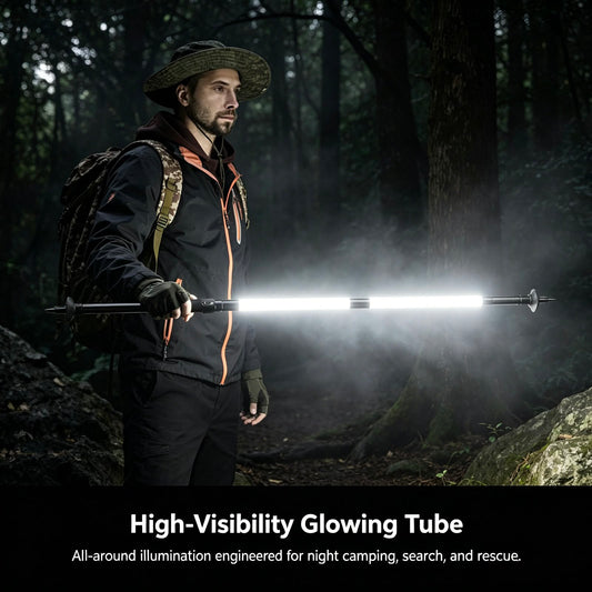 Outdoor Multi-Functional Glowing Trekking Pole